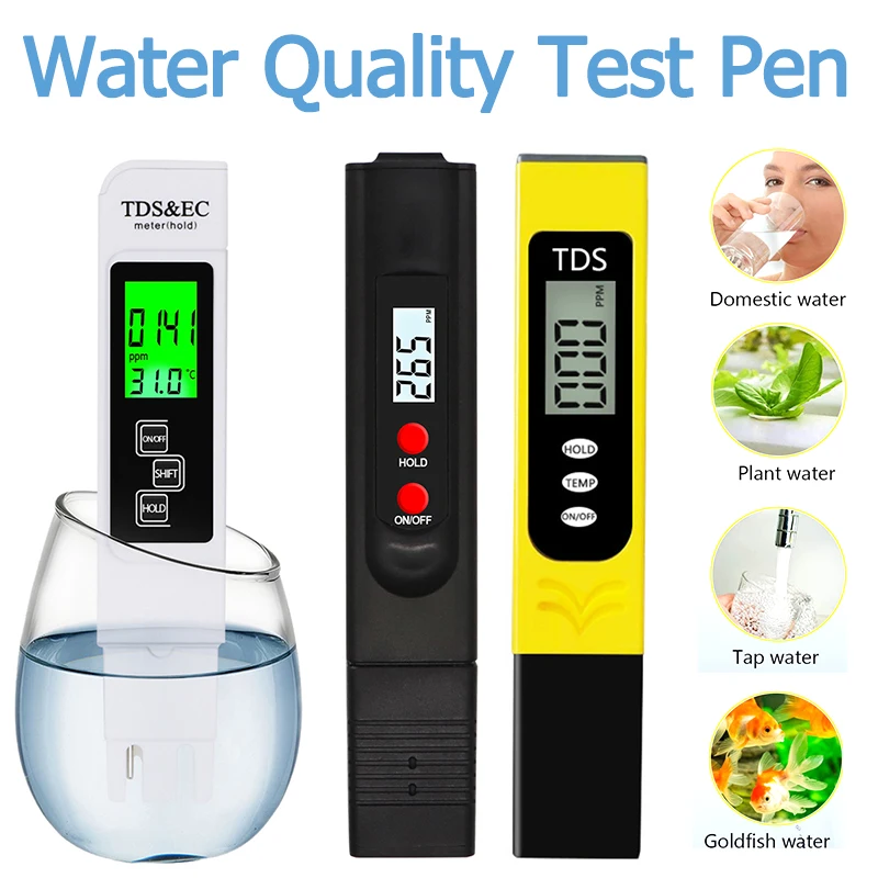 Ec Meter Digital - TDS Pen High Precision Water Hardness