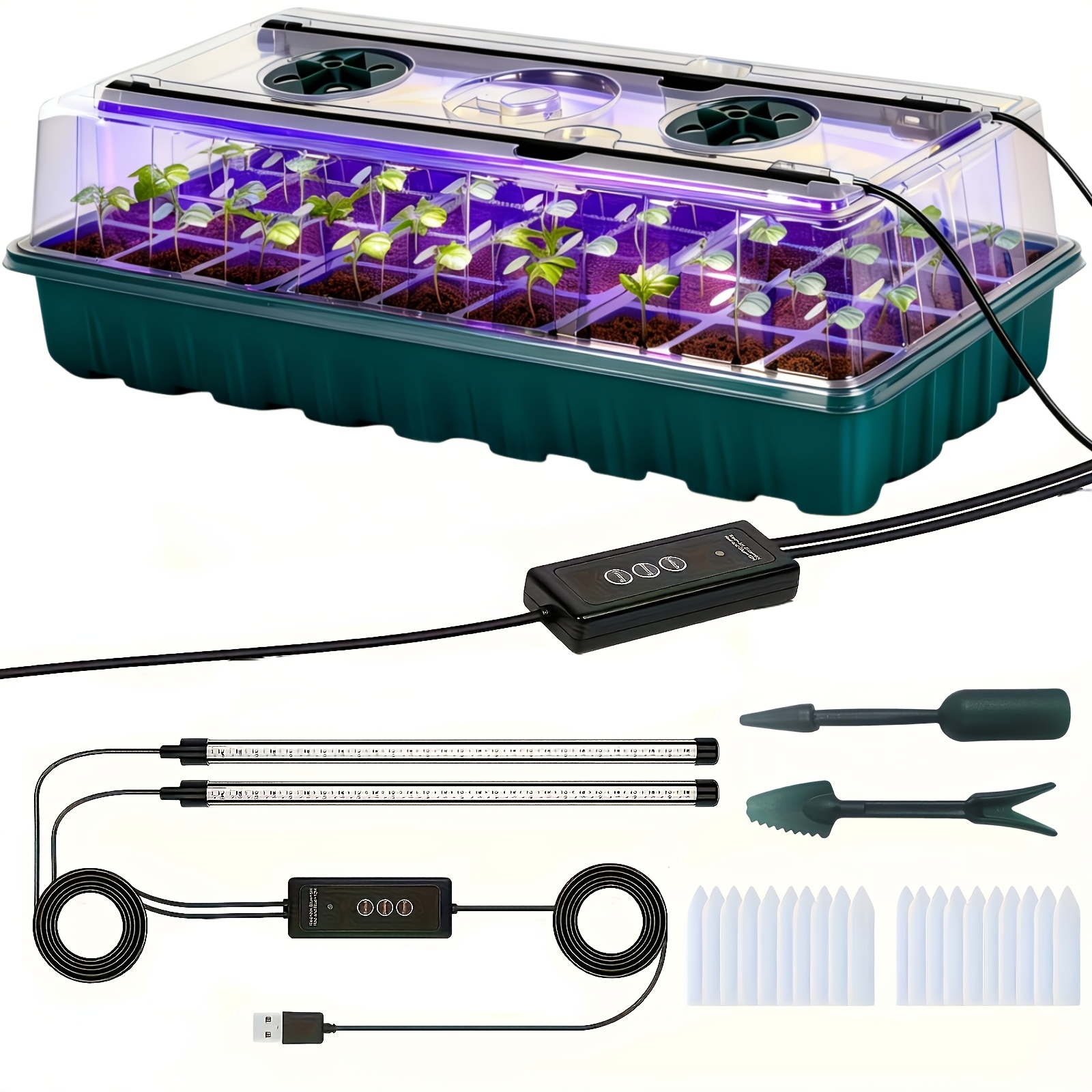 Dome Propagation Kit - High Dome Seedling Propagation Tray Kit