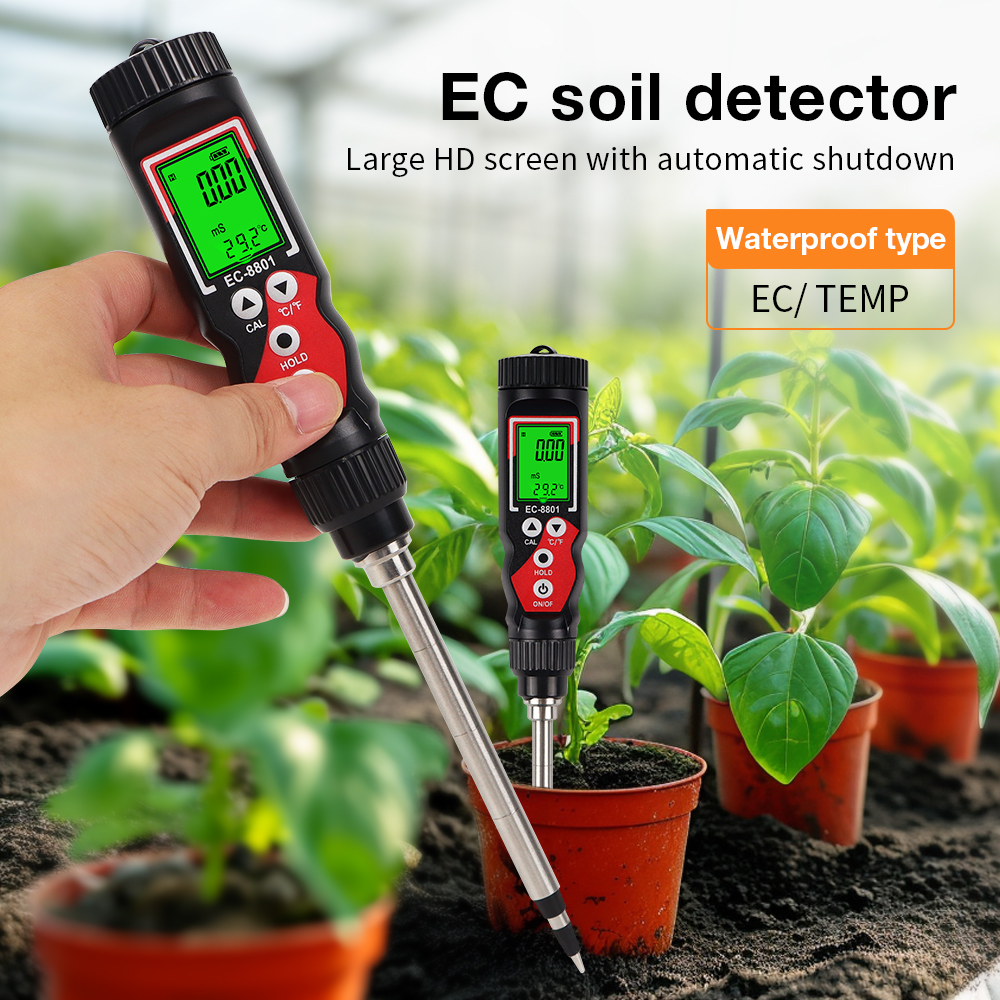 EC-8801 Portable Soil EC Meter - Ec Meter Digital reseña y precio