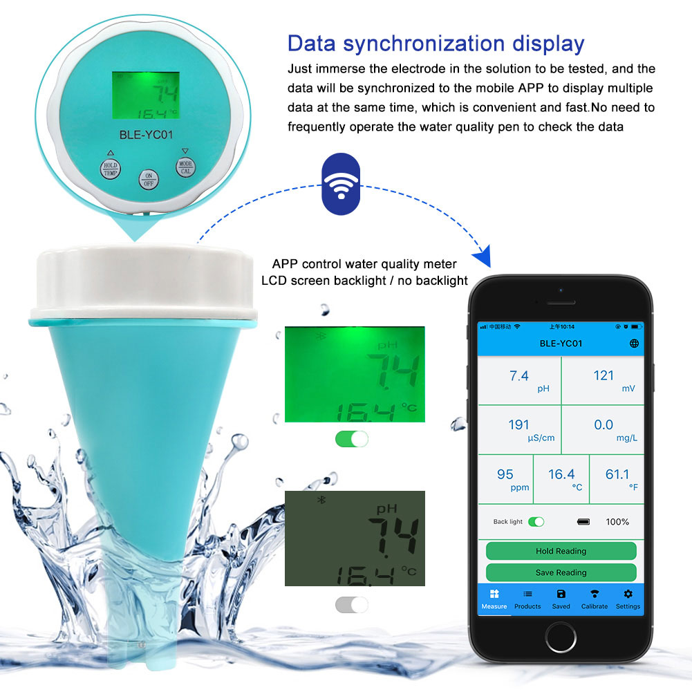 6 in 1 Smart Floating Swimming - Ec Meter Digital reseña y precio