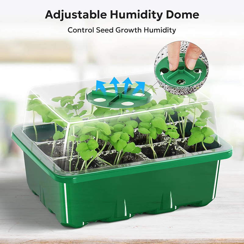12Grids Seedling Trays Seed St - Dome Propagation Kit reseña y precio