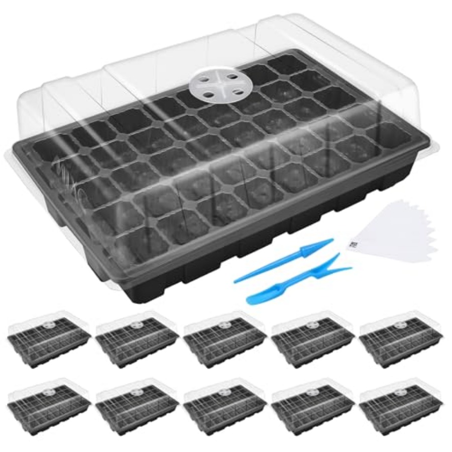 Seedling Trays Seed Starter Tr - Dome Propagation Kit reseña y precio