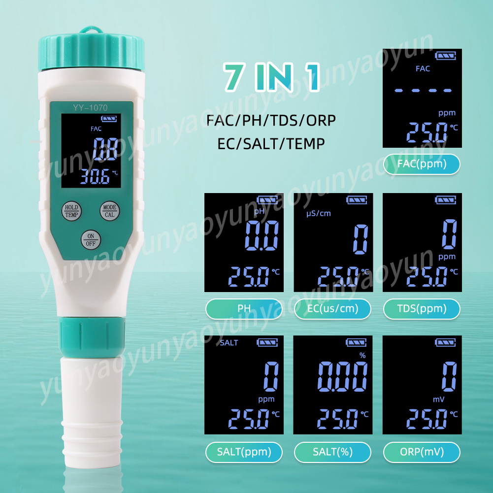 7 in 1 Digital Water Quality T - Ec Meter Digital reseña y precio