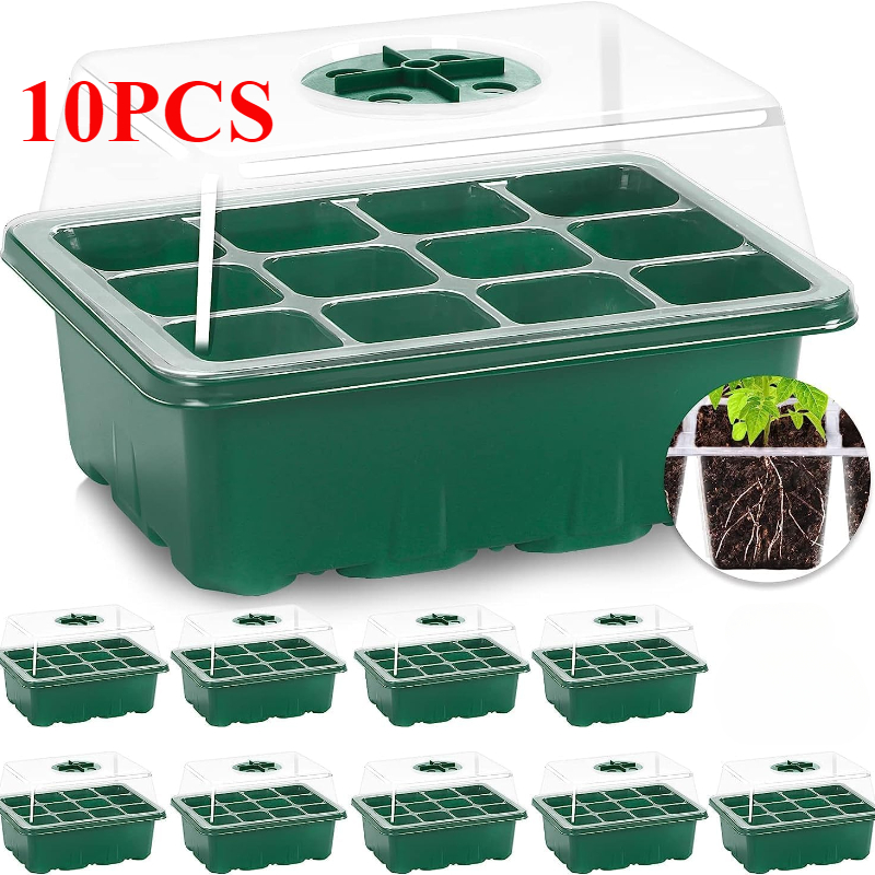10PCS Seedling Trays Seed Star - Dome Propagation Kit reseña y precio