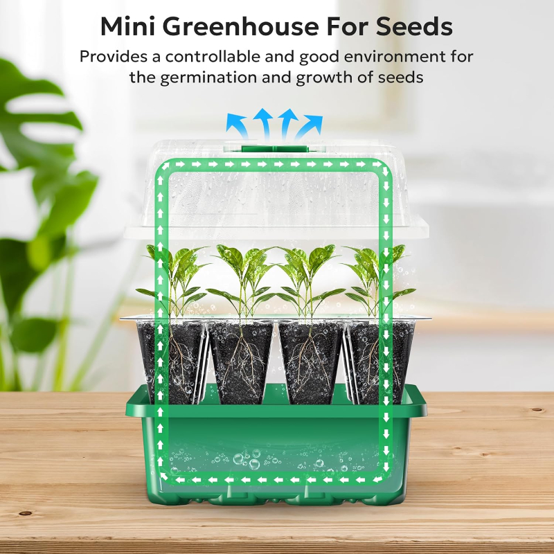 10PCS Seedling Trays Seed Star - Dome Propagation Kit reseña y precio
