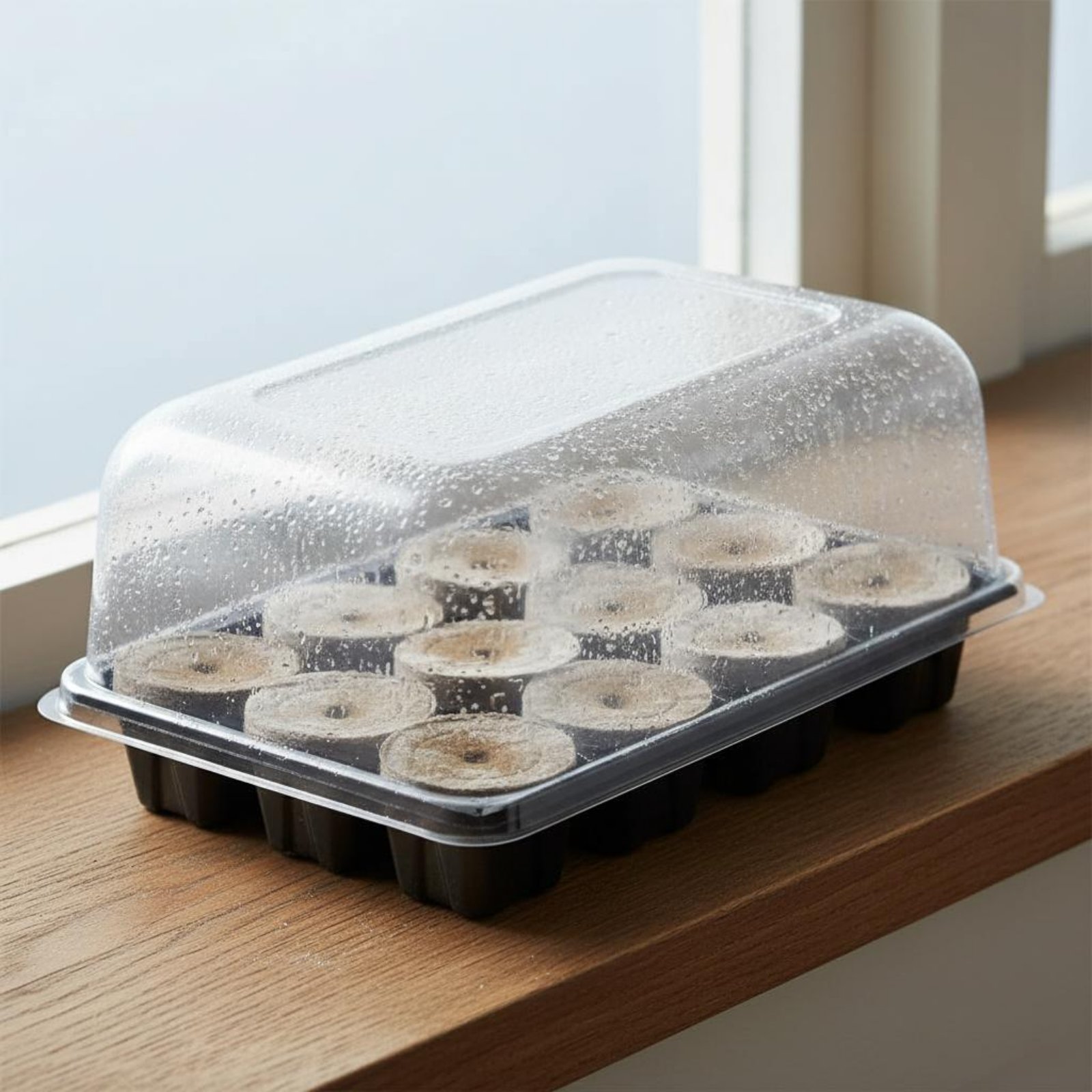 3 Pieces Sprout Nursery Tray w - Dome Propagation Kit reseña y precio