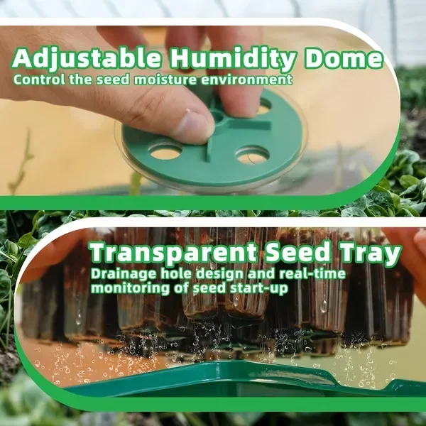 5-Pack Seed Starter Kit with L - Dome Propagation Kit reseña y precio