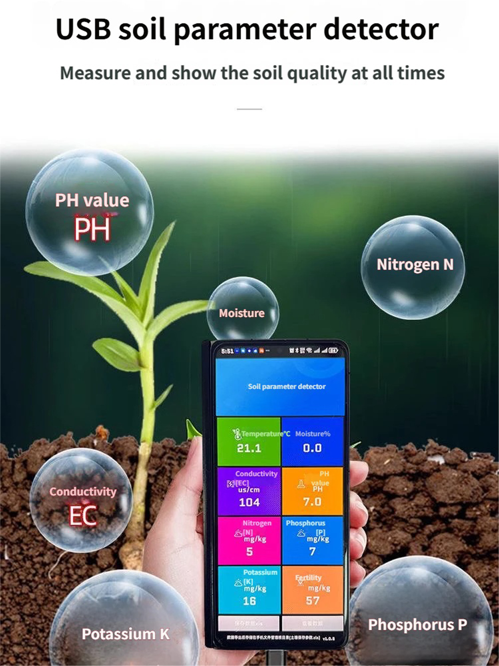 High Premium Soil Tester PH EC - Ec Meter Digital reseña y precio