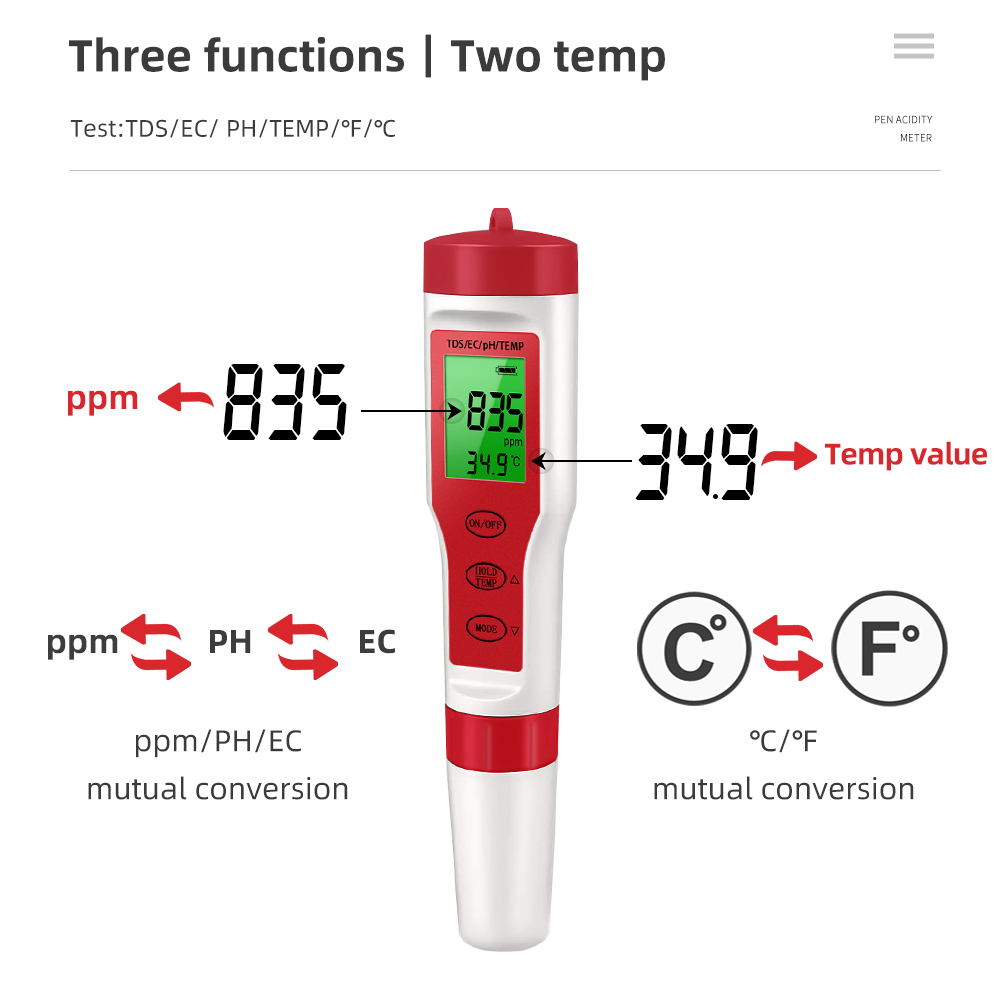 Digital Water Quality Monitor  - Ec Meter Digital reseña y precio
