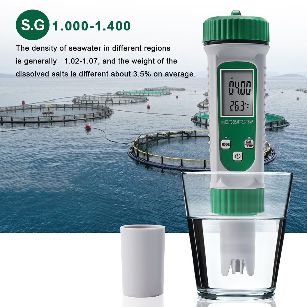 New Salinity Meter 0-199 PPt 6 - Ec Meter Digital reseña y precio