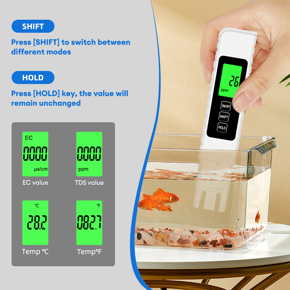 EC TDS Meter With Backlight Wa - Ec Meter Digital reseña y precio