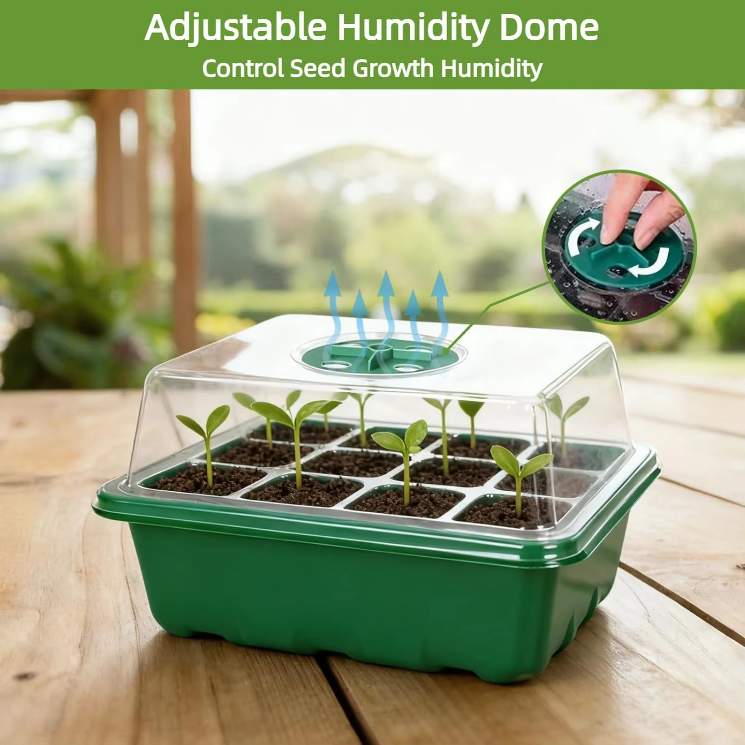 3Pcs Seed Starter Tray Mini Gr - Dome Propagation Kit reseña y precio