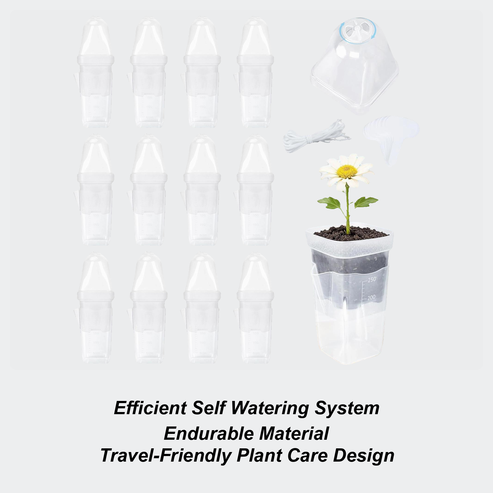 Self Watering Pots 12Pcs Seed  - Dome Propagation Kit reseña y precio