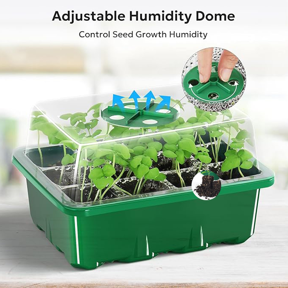 10pcs/set Seedling Trays Seed  - Dome Propagation Kit reseña y precio