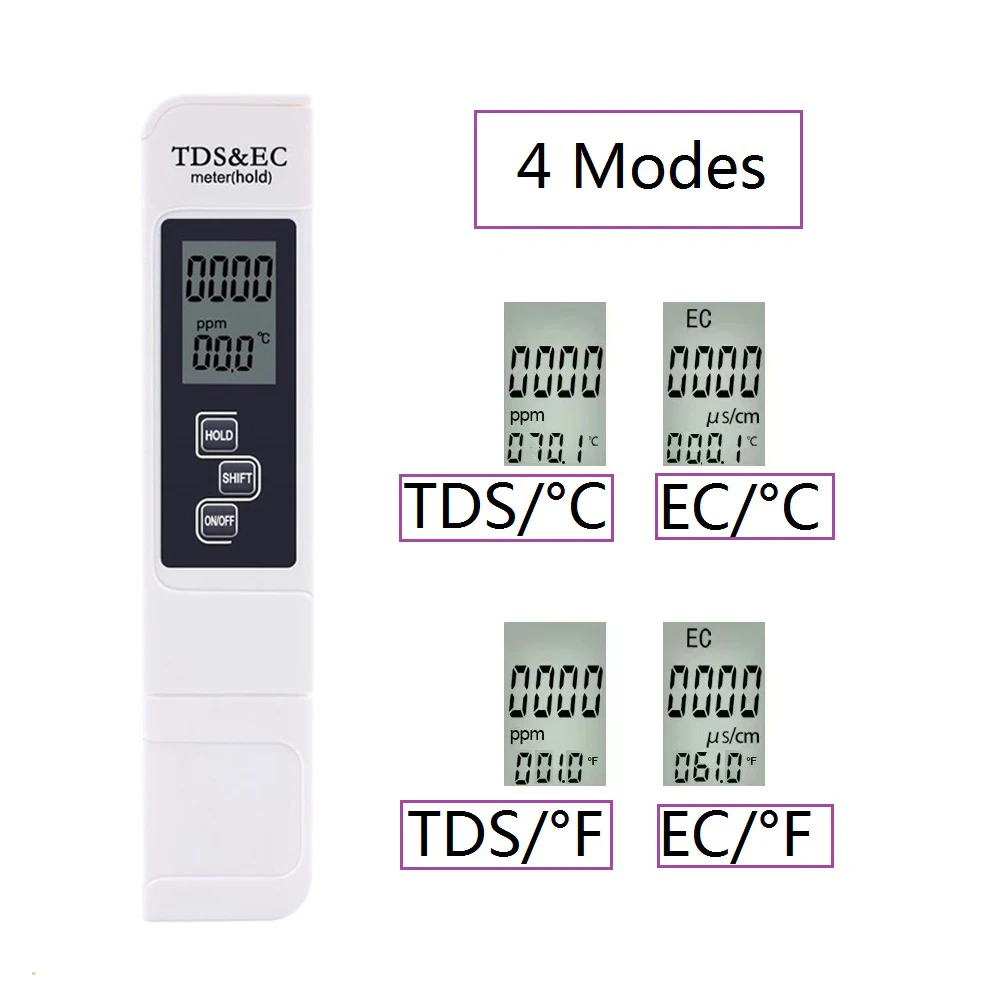 Water Quality Detection Pen Ho - Ec Meter Digital reseña y precio