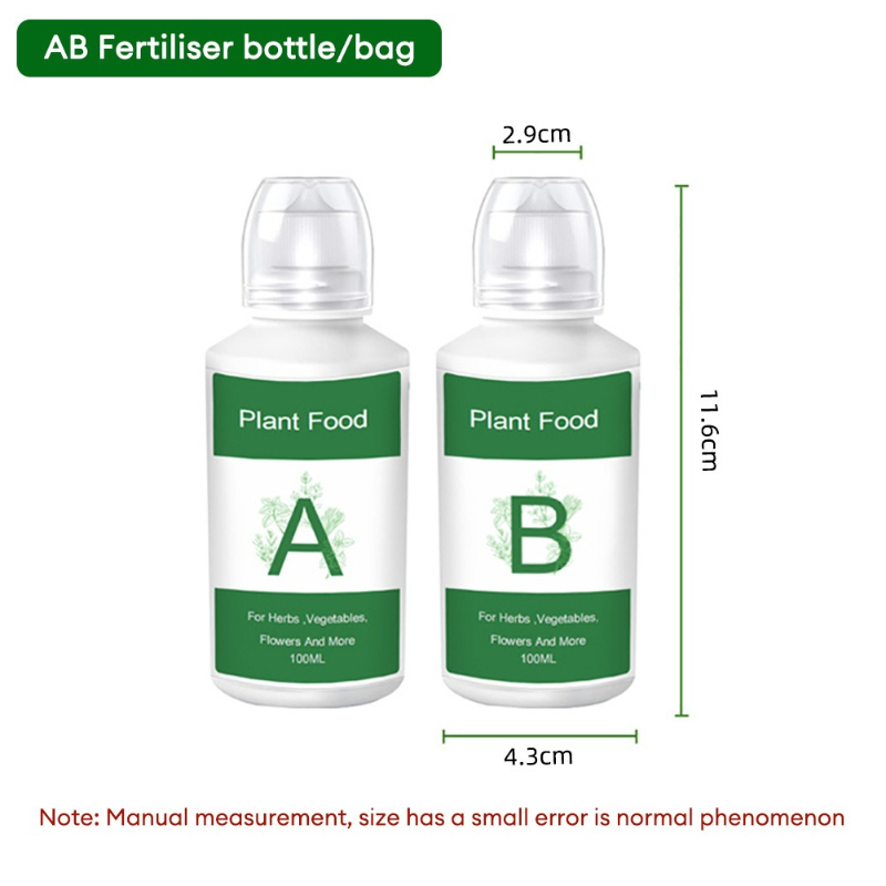 2pc(A and B) Hydroponic Nutrie - Nutrient Solution Ab reseña y precio