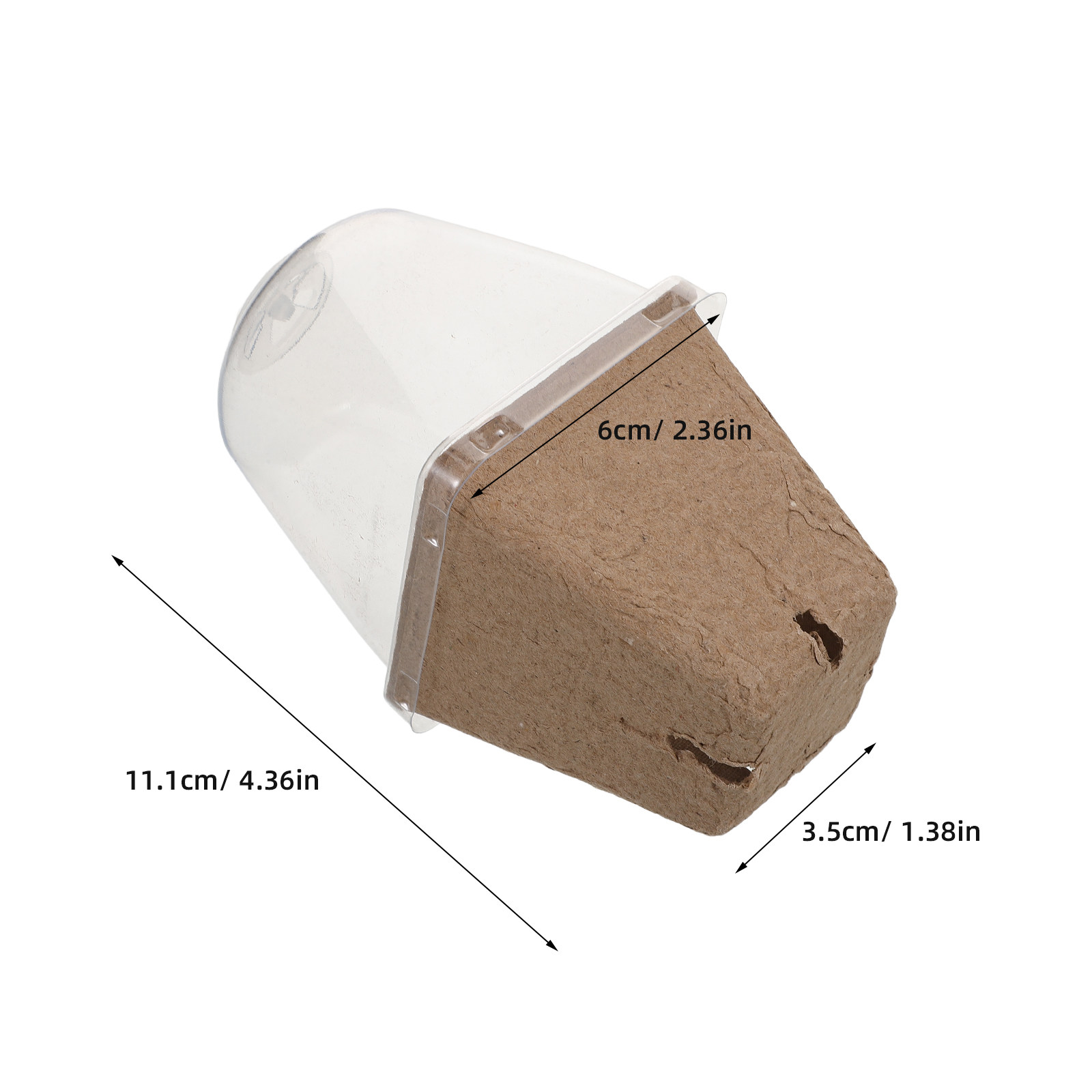 36Pcs Biodegradable Square Nur - Dome Propagation Kit reseña y precio