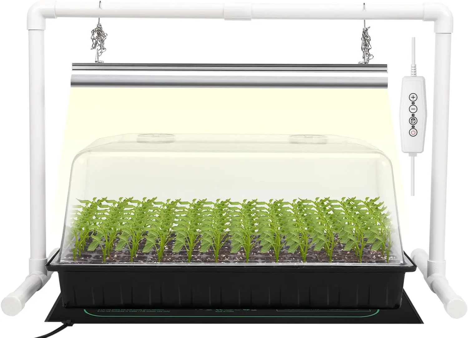 Seed Starter Kit Grow Light He - Dome Propagation Kit reseña y precio