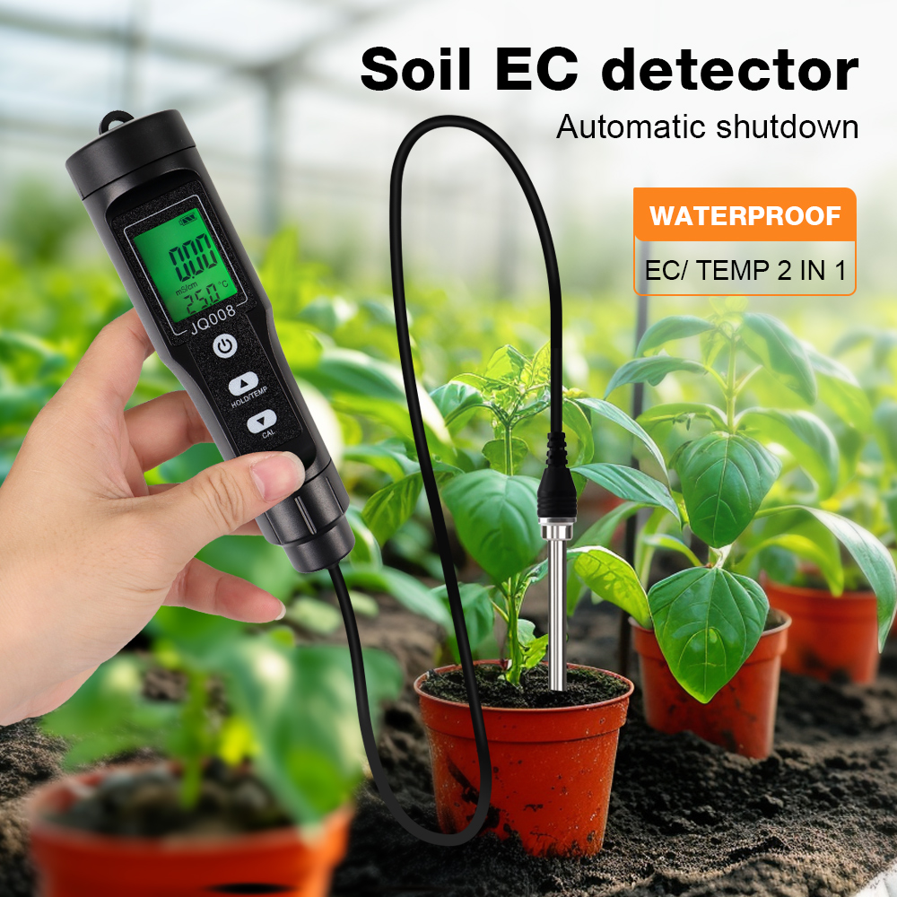 2 in 1 Soil EC/Temp Detector H - Ec Meter Digital reseña y precio